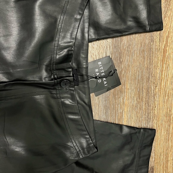 Bitte Kai Rand Faux Leather Pants (S) - Picture 9 of 11